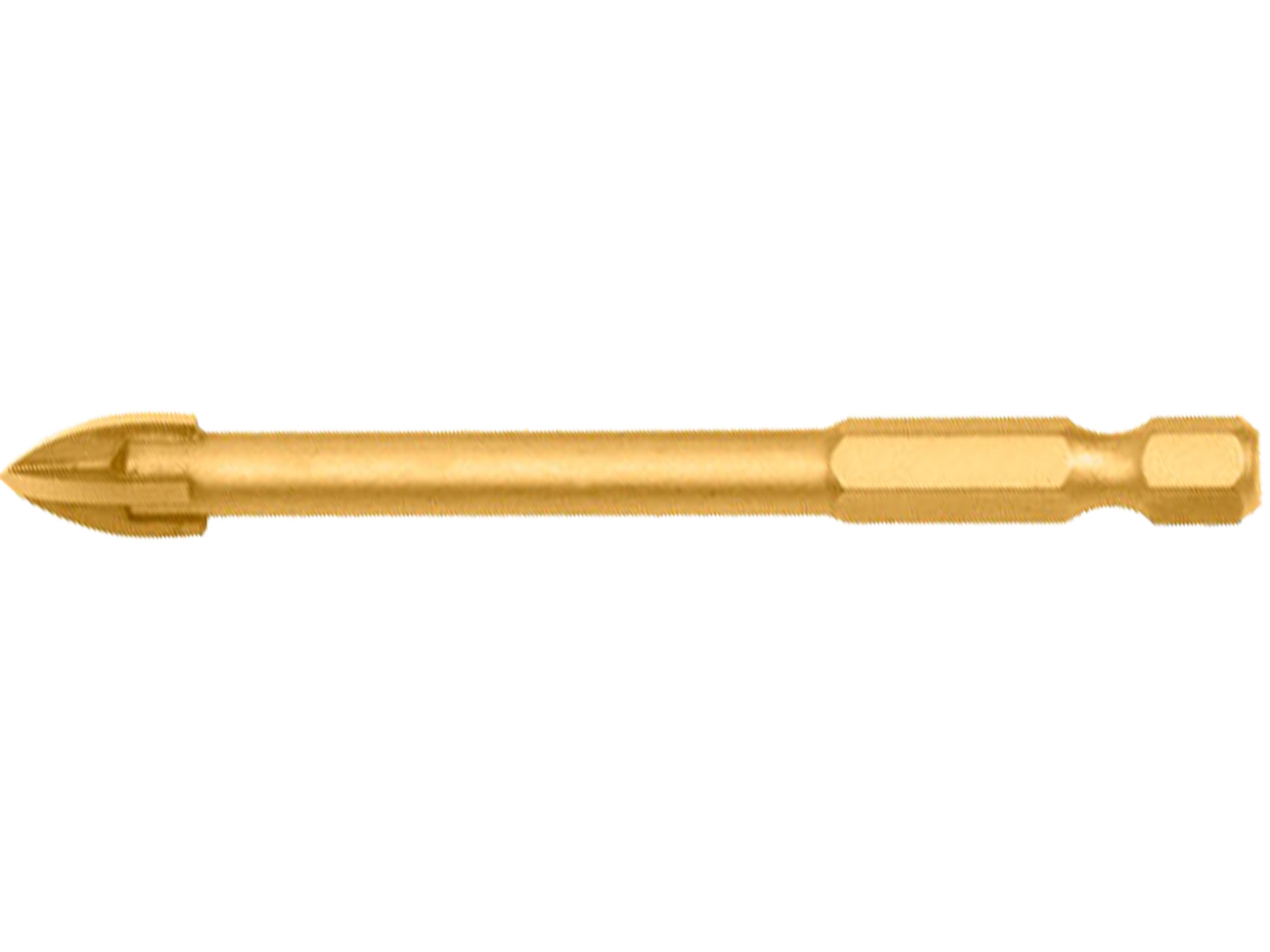 Broca para vidrio y cerámica, cabeza de titanio, 10x85mm, industria Broca para vidrio y cerámica, cabeza de titanio, 10x85mm, industria