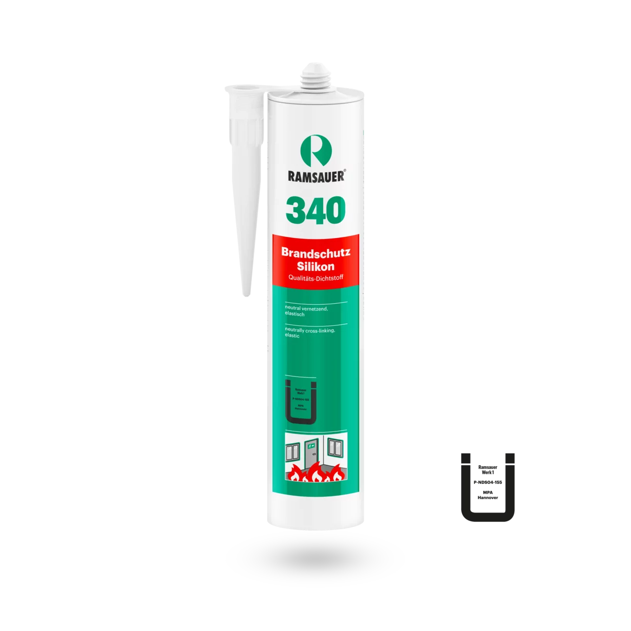 Silicona ignífuga Ramsauer 340, 310 ml Silicona ignífuga Ramsauer 340, 310 ml