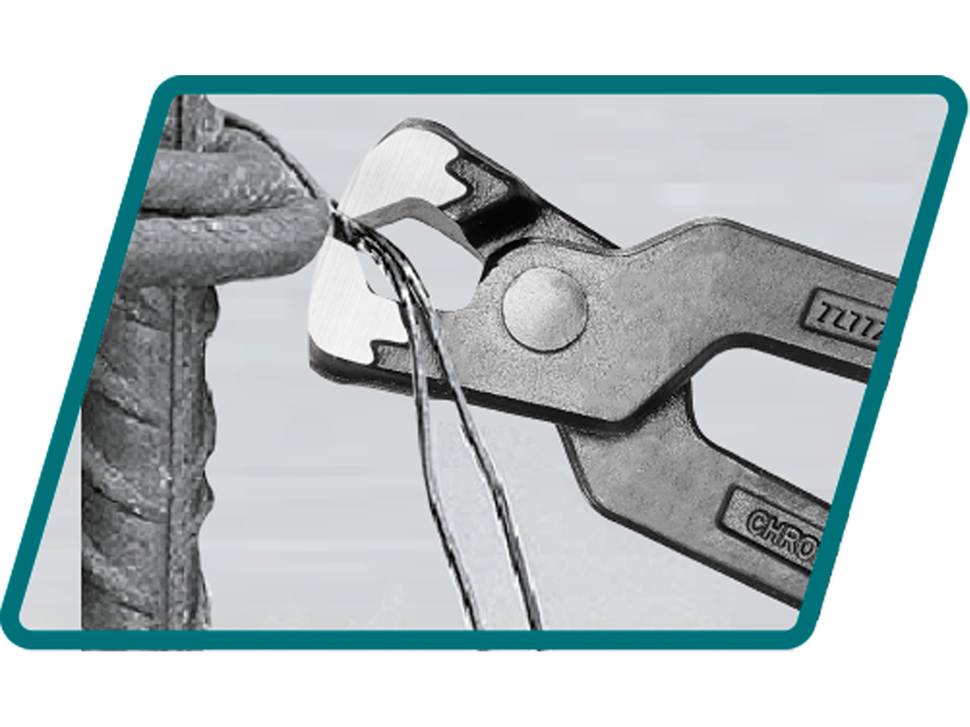 Total Alicates de corte, con aislamiento, industrial, 228 mm, CrV