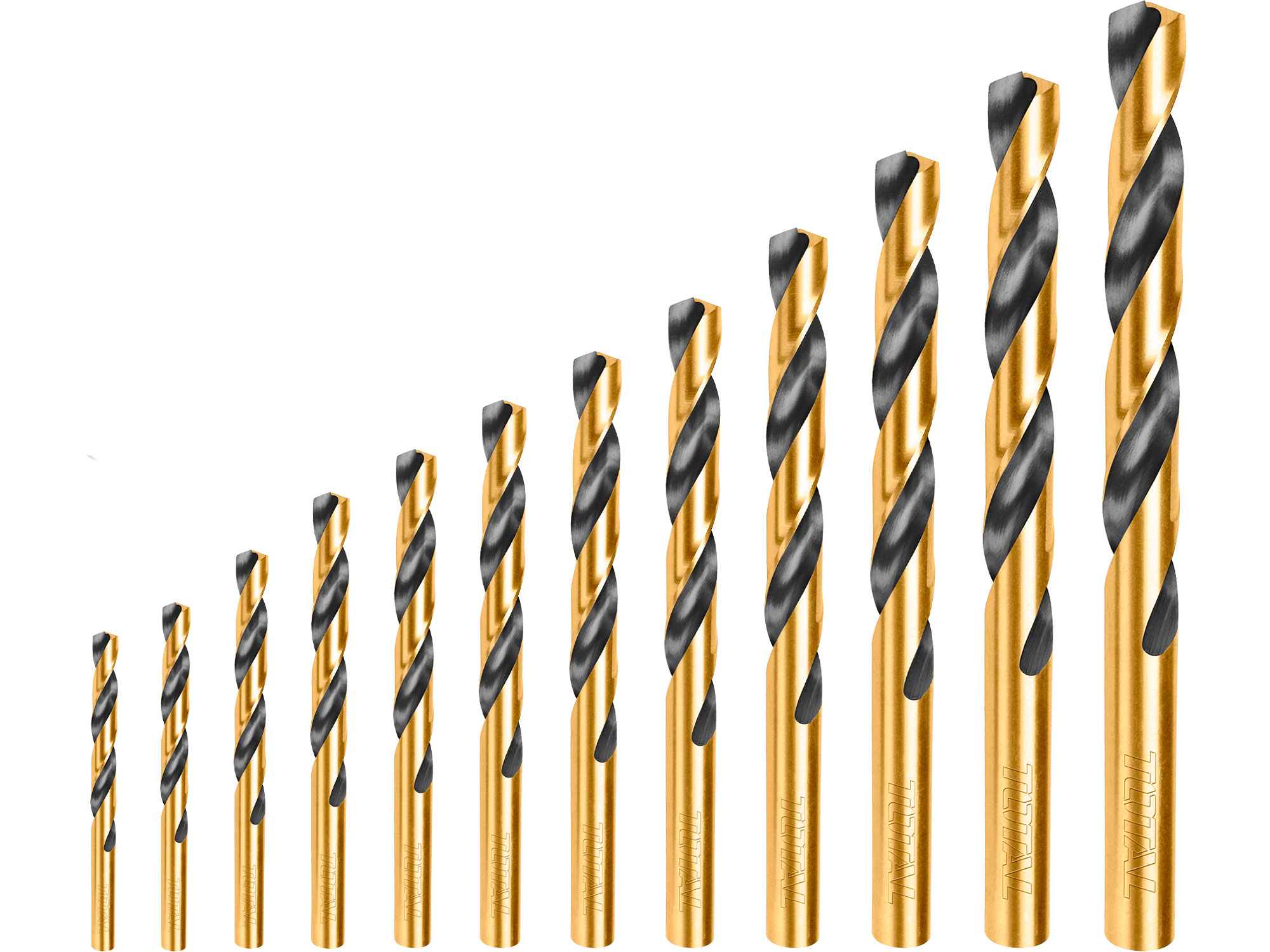 Brocas para metal, juego de 12, HSS Brocas para metal, juego de 12, HSS