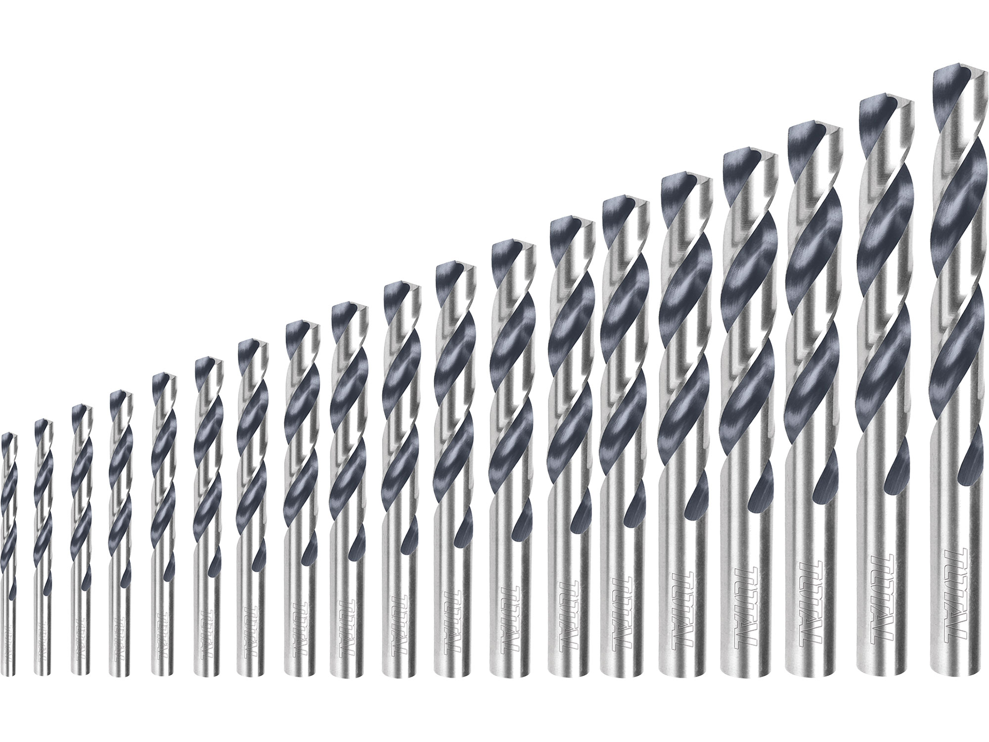 Brocas para metal, juego de 19 piezas, HSS Brocas para metal, juego de 19 piezas, HSS