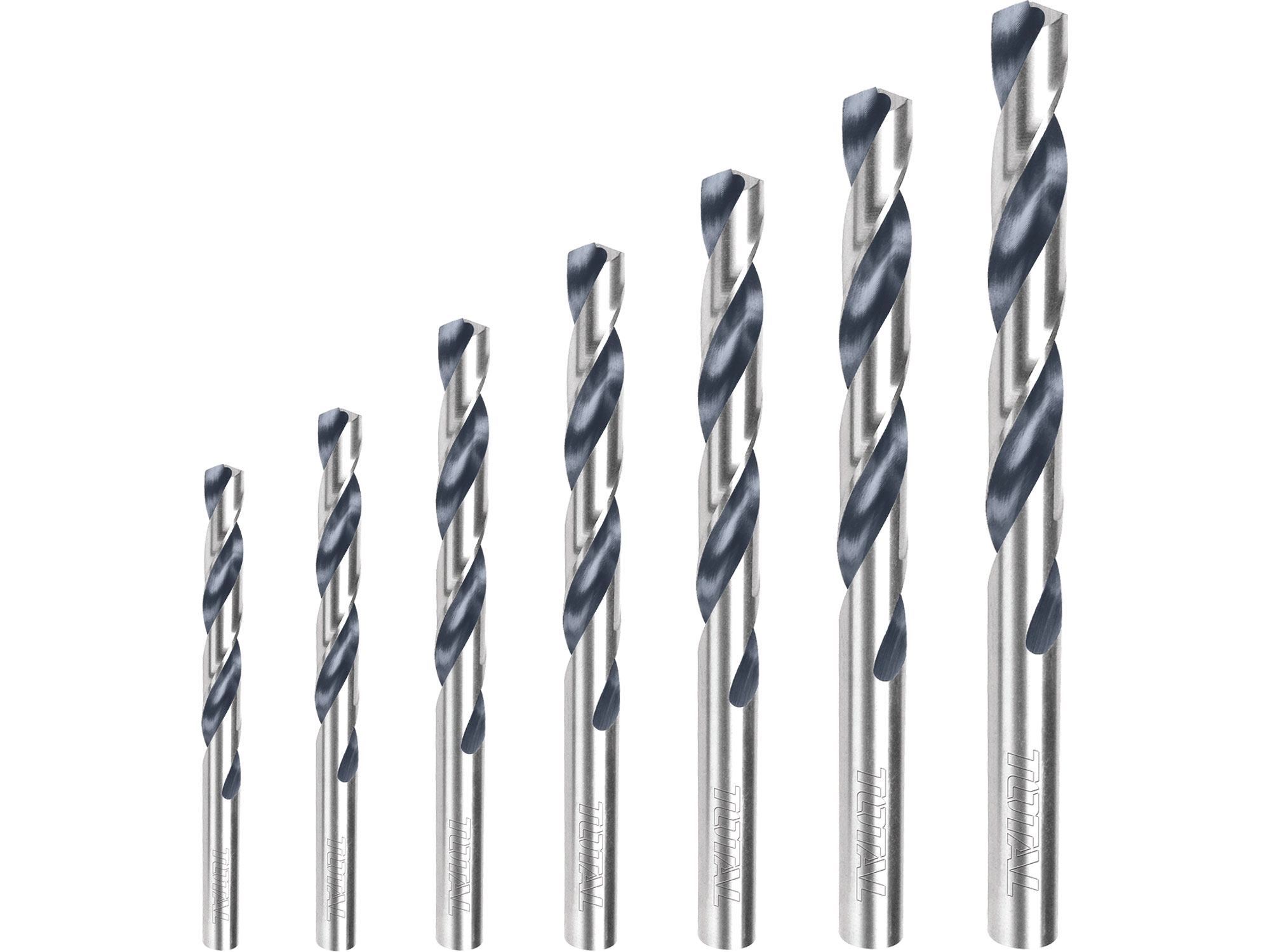 Brocas para metal, HSS, juego de 7, industria Brocas para metal, HSS, juego de 7, industria