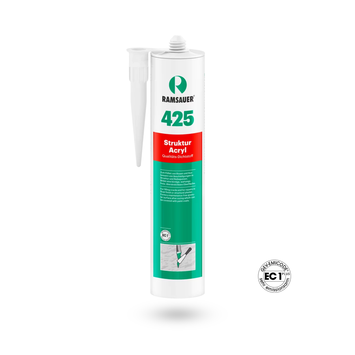 Ramsauer 425 Acrílico texturado fino, 310 ml, blanco Ramsauer 425 Acrílico texturado fino, 310 ml, blanco