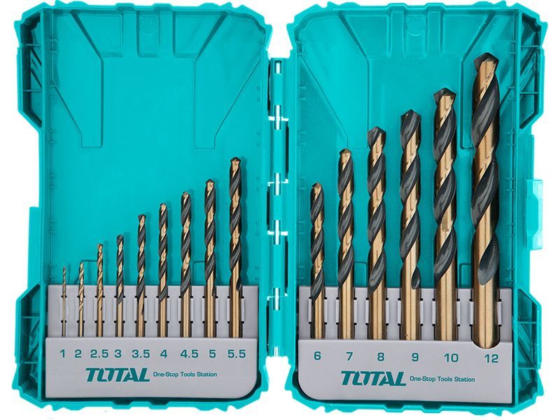 Brocas, juego de 15, HSS Brocas, juego de 15, HSS