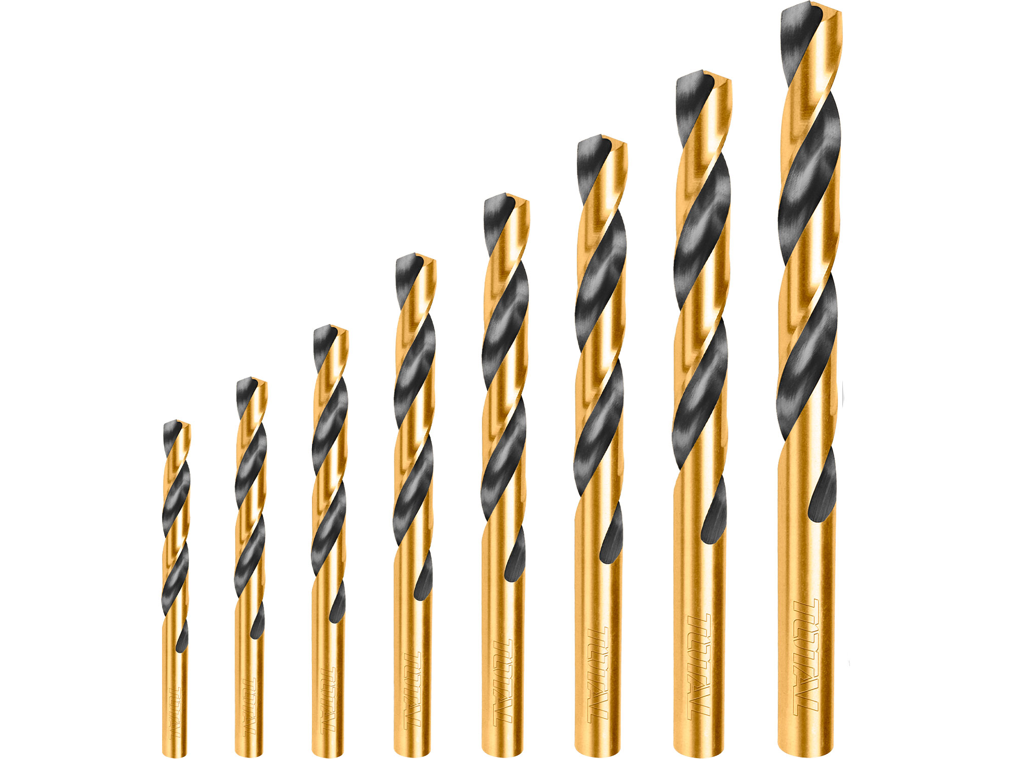 Brocas para metal, juego de 8 HSS Brocas para metal, juego de 8 HSS